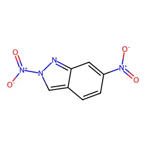 2,6-dinitro-2H-indazole structure