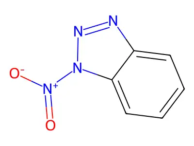 1-Nitrobenzotriazole structure