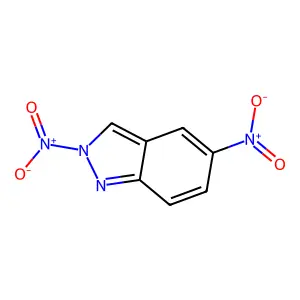 2,5-Dinitro-2H-indazole structure