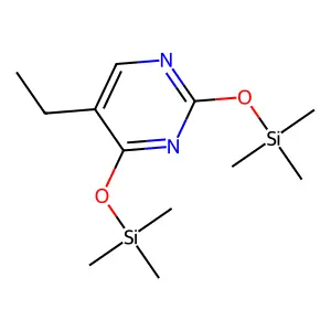 (5-Ethyl-2-trimethylsilyloxypyrimidin-4-yl)oxy-trimethylsilane structure