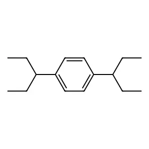 1,4-Bis(3-pentyl)benzene structure
