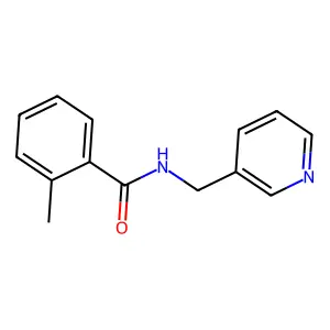 2-methyl-N-(3-pyridinylmethyl)benzamide structure