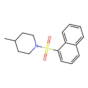 4-Methyl-1-naphthalen-1-ylsulfonylpiperidine structure