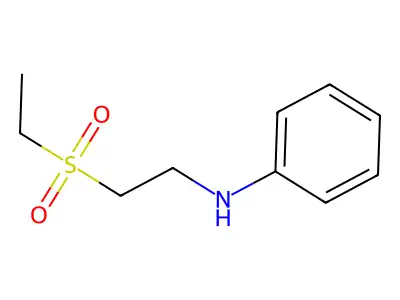 N-[2-(Ethylsulfonyl)ethyl]benzenamine structure