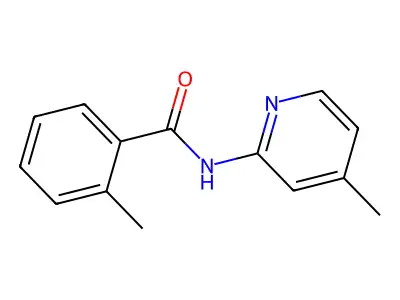 2-methyl-N-(4-methylpyridin-2-yl)benzamide structure