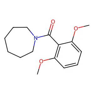1-(2,6-Dimethoxybenzoyl)azepane structure