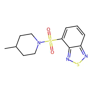 4-(4-Methylpiperidin-1-yl)sulfonyl-2,1,3-benzothiadiazole structure