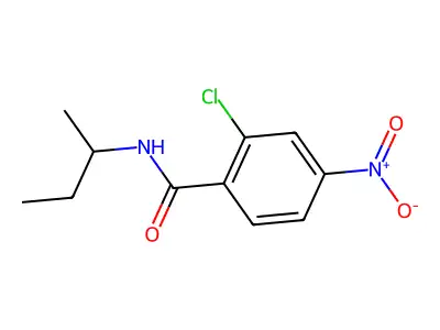 N-(Sec-butyl)-2-chloro-4-nitrobenzamide structure