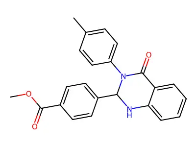 Methyl 4-[3-(4-methylphenyl)-4-oxo-1,2,3,4-tetrahydroquinazolin-2-yl]benzoate structure