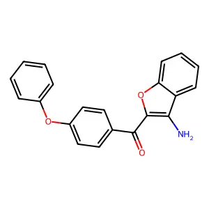 (3-Amino-1-benzofuran-2-yl)-(4-phenoxyphenyl)methanone structure