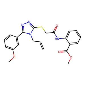 C22H22N4O4S structure