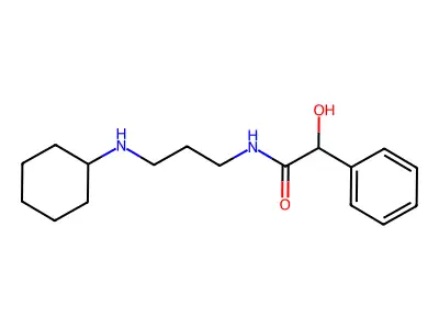 N-(3-(环己氨基)丙基)扁桃酰胺 structure