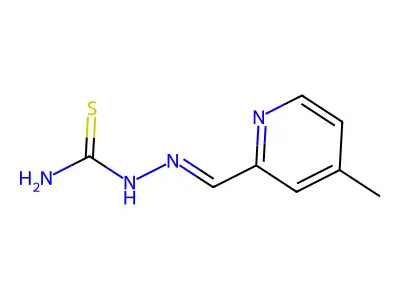 [(4-Methyl-2-pyridinyl)methylideneamino]thiourea structure