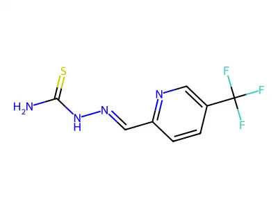 [[5-(Trifluoromethyl)-2-pyridinyl]methylideneamino]thiourea structure