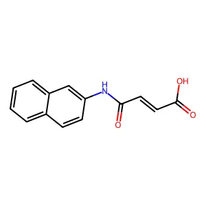 2-Butenoic acid, 4-(2-naphthalenylamino)-4-oxo-, (Z)- structure