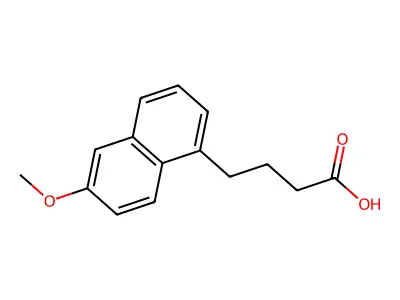 4-(6-Methoxy-naphthalen-1-YL)-butyric acid structure