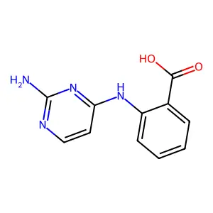N-(6-(2-氨基嘧啶基))邻氨基苯甲酸 structure