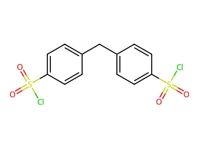 4,4'-Methylenedi(benzene-1-sulfonyl chloride) structure