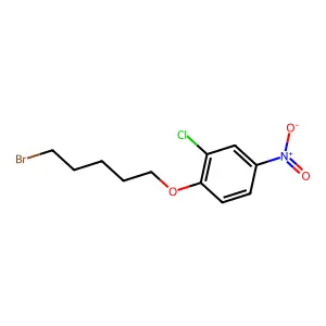 1-(5-Bromopentoxy)-2-chloro-4-nitrobenzene structure