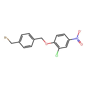 1-[[4-(Bromomethyl)phenyl]methoxy]-2-chloro-4-nitrobenzene structure