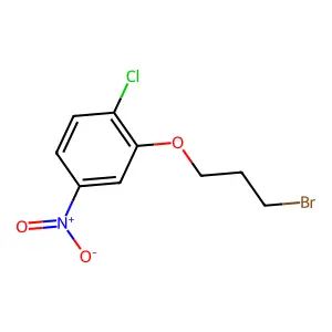 2-(3-Bromopropoxy)-1-chloro-4-nitrobenzene structure