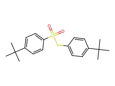 S-(4-tert-Butylphenyl) 4-tert-butylbenzenesulfonothioate structure