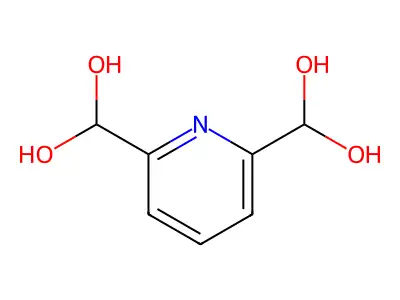 Pyridine-2,6-diyldimethanediol structure