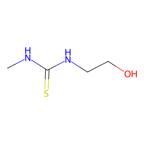 1-(2-Hydroxyethyl)-3-methylthiourea structure