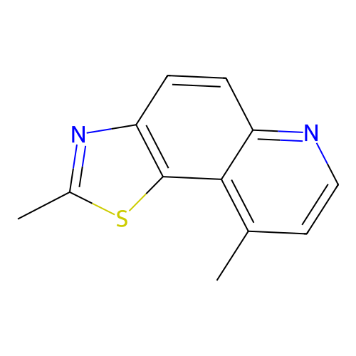 Thiazolo[5,4-f]quinoline, 2,9-dimethyl- structure
