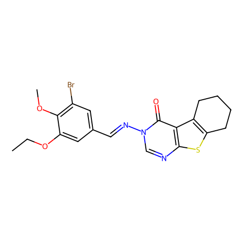 C20H20BrN3O3S structure