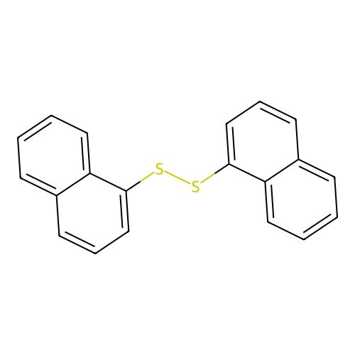 1-Naphthyl disulfide structure