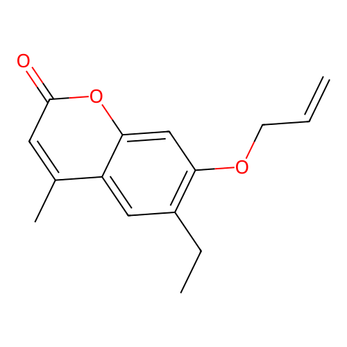 6-Ethyl-4-methyl-7-prop-2-enoxychromen-2-one structure