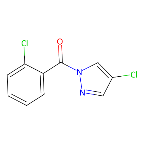 4-chloro-1-(2-chlorobenzoyl)-1H-pyrazole structure