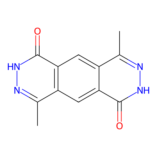 4,9-Dimethyl-2,7-dihydropyridazino[4,5-g]phthalazine-1,6-dione structure