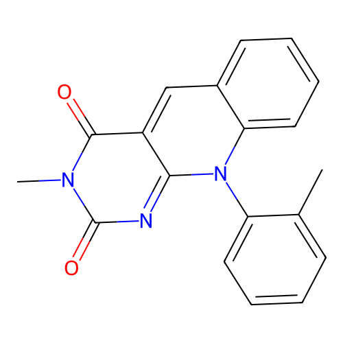 3-Methyl-10-(2-methylphenyl)pyrimido[4,5-b]quinoline-2,4-dione structure