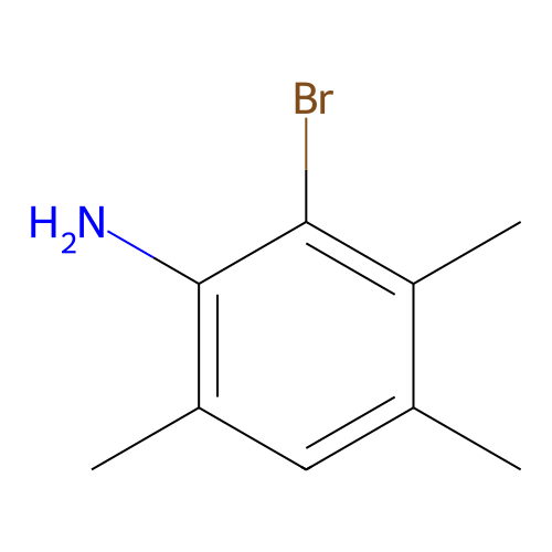 2-Bromo-3,4,6-trimethylaniline structure