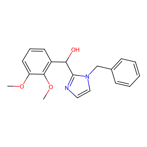 (1-Benzyl-1H-imidazol-2-yl)(2,3-dimethoxyphenyl)methanol structure