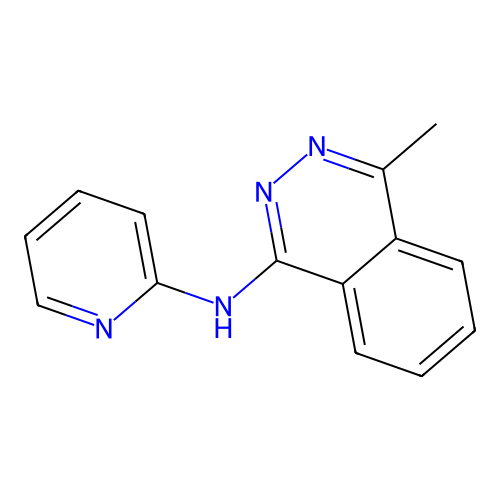 (4-Methyl-phthalazin-1-yl)-pyridin-2-yl-amine structure