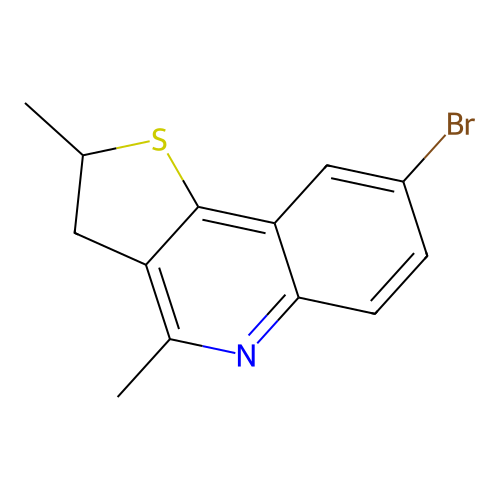 8-Bromo-2,4-dimethyl-2,3-dihydrothieno[3,2-c]quinoline structure