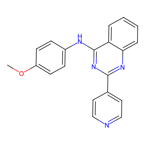 N-(4-methoxyphenyl)-2-pyridin-4-ylquinazolin-4-amine structure