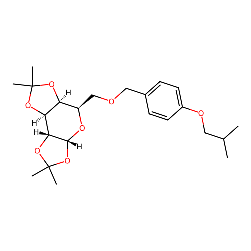 C23H34O7 structure
