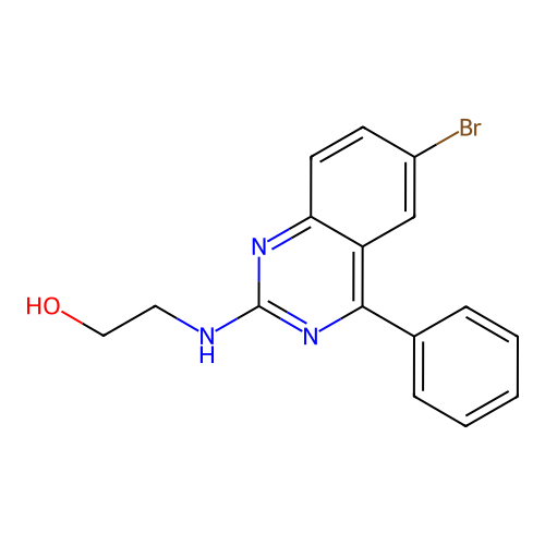 2-[(6-Bromo-4-phenylquinazolin-2-yl)amino]ethanol structure