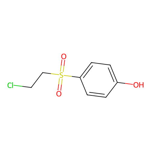 4-(2-Chloro-ethanesulfonyl)-phenol structure