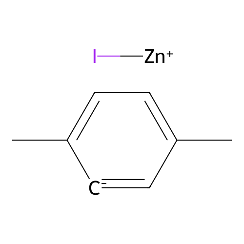 1,4-Dimethylbenzene-6-ide;iodozinc(1+) structure