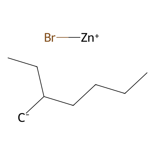 Bromozinc(1+);3-methanidylheptane structure