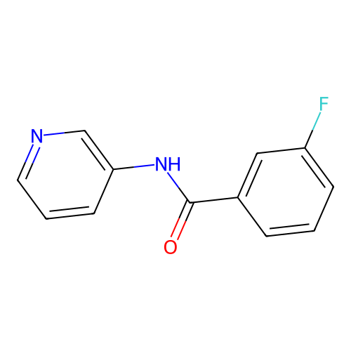 3-fluoro-N-(pyridin-3-yl)benzamide structure
