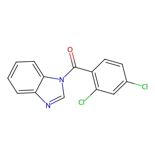 1-(2,4-dichlorobenzoyl)-1H-benzimidazole structure
