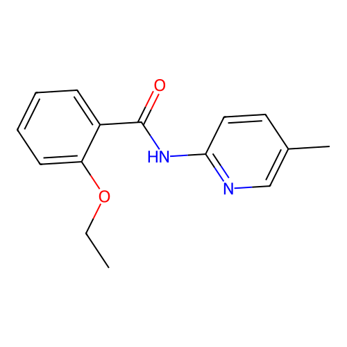 2-ethoxy-N-(5-methylpyridin-2-yl)benzamide structure