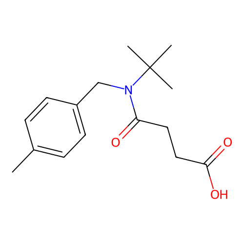 4-(Tert-butyl(4-methylbenzyl)amino)-4-oxobutanoic acid structure