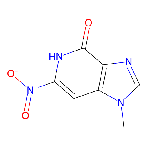 1-methyl-6-nitro-1H-imidazo[4,5-c]pyridin-4-ol structure